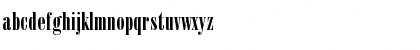Download Bodoni LT PosterCompressed Regular Font Lowercase Preview