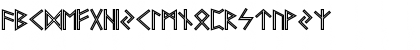 Download Futhark AOE Inline Font Lowercase Preview