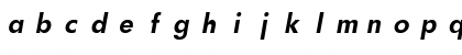 Download FuturistFixedWidth Bold Italic Font Lowercase Preview