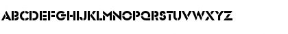 Download FuturistStencil Regular Font Lowercase Preview