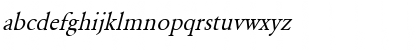 Download Garamond-Normal Italic Font Lowercase Preview