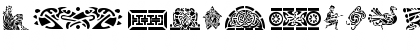 Download GE Celtic Art Regular Font Lowercase Preview