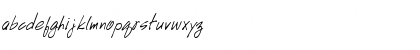 Download GE HandyScript Regular Font Lowercase Preview