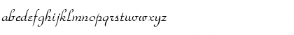 Download GE ParkScript Regular Font Lowercase Preview