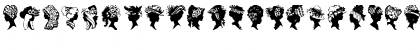 Download GE Profile Silhouettes Regular Font Lowercase Preview
