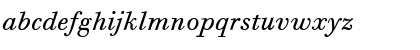 Download Bodoni Six OS ITC TT BookIta Font Lowercase Preview
