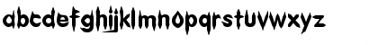 Download Gibberish Regular Font Lowercase Preview