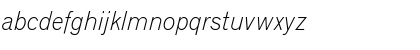 Download Gothic720 Lt BT Light Italic Font Lowercase Preview