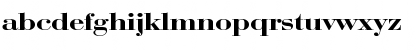 Download Bodoni Wide Regular Font Lowercase Preview