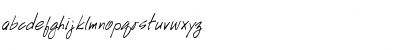 Download HandScript Regular Font Lowercase Preview