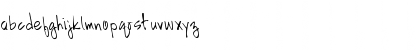 Download HandScriptLefty Regular Font Lowercase Preview