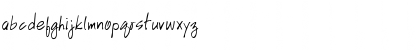 Download HandScriptUpright Regular Font Lowercase Preview