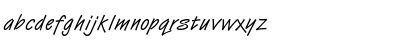 Download HandStroke Regular Font Lowercase Preview