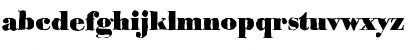 Download BodoniAntique-Black Regular Font Lowercase Preview