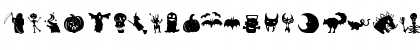 Download HollowWeenie Bats Regular Font Lowercase Preview