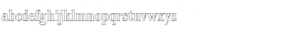 Download BodoniAntTDemBolConOu1 Regular Font Lowercase Preview