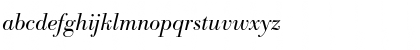 Download BodoniAntTEELig Italic Font Lowercase Preview