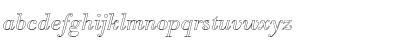 Download BodoniAntTLigItaOu1 Regular Font Lowercase Preview