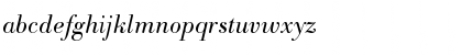 Download BodoniAntTLigItaRo1 Regular Font Lowercase Preview