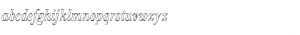 Download BodoniAntTRegConItaOu1 Regular Font Lowercase Preview