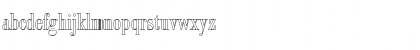 Download BodoniAntTRegConOu1 Regular Font Lowercase Preview