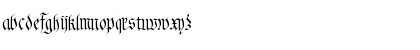 Download KL Fraktur1 DB Normal Font Lowercase Preview