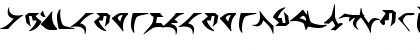 Download Klingon Regular Font Lowercase Preview