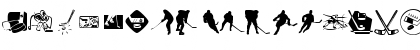 Download KR Hockey Dings Regular Font Lowercase Preview