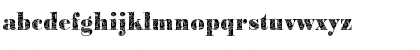 Download BodoniBrokenGlass Regular Font Lowercase Preview