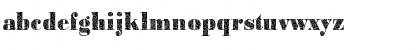 Download BodoniBrokenGlass2 Regular Font Lowercase Preview