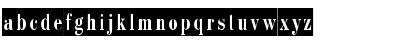 Download BodoniCameoCTT Regular Font Lowercase Preview
