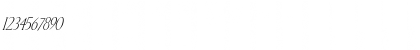 Download Lichtner Italic Font Numeric Preview