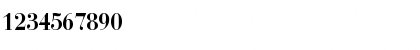 Download BodoniCondensed Bold Font Numeric Preview