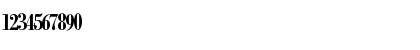 Download BodoniCondSSK Bold Font Numeric Preview