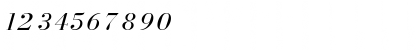 Download BodoniCyrillic RegularItalic Font Numeric Preview