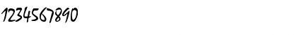 Download MANFRED Regular Font Numeric Preview