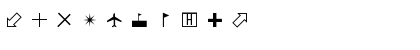 Download Map Symbols Regular Font Numeric Preview
