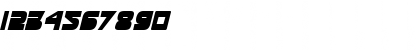 Download Masterforce Solid Regular Font Numeric Preview