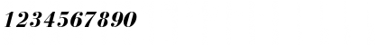 Download BodoniFLF Bold Italic Font Numeric Preview