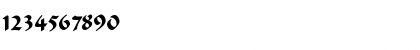 Download MERLINN Regular Font Numeric Preview