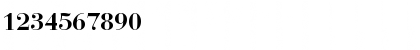 Download BodoniNo1URWDDemBol Regular Font Numeric Preview