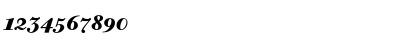 Download BodoniOldFaceBEOldstyleFigures BoldItalic Font Numeric Preview