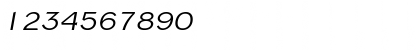 Download Napoli Italic Font Numeric Preview