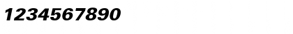 Download Nova Black SSi Extra Bold Italic Font Numeric Preview