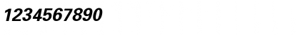 Download Nova SSi Bold Italic Font Numeric Preview