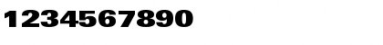 Download Nova Ultra Expanded SSi Extra Black Expanded Font Numeric Preview
