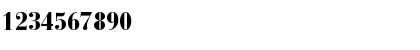 Download BodoniRecutCond Bold Font Numeric Preview