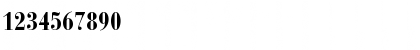Download BodoniRecutCondSSK Bold Font Numeric Preview