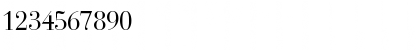 Download BodoniRecutCondSSK Regular Font Numeric Preview