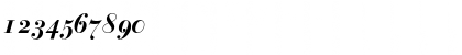 Download BodoniRecutOSSSK Bold Italic Font Numeric Preview